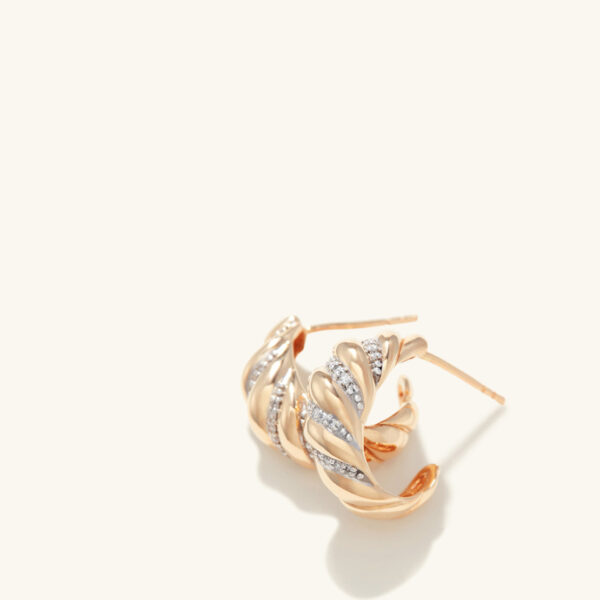 Pavé Diamond Croissant
